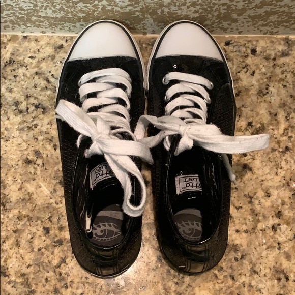 Black sequence high tops - Picture 5 of 5